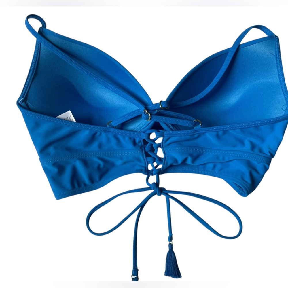 Time and Tru‎ Blue Bikini Top - Picture 3 of 4